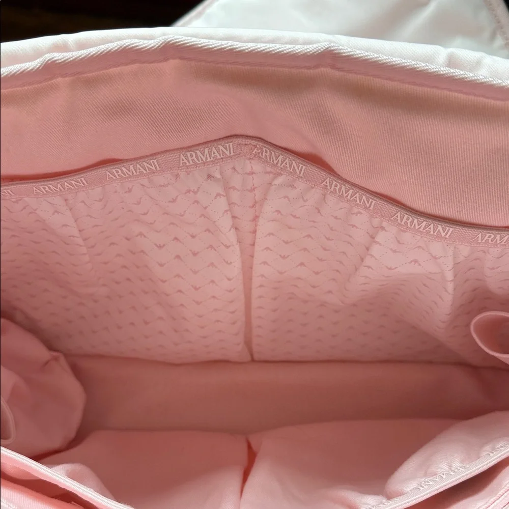 Emporio Armani Soft Pink Baby Bag